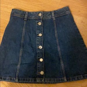 Jean skirt with cute buttons